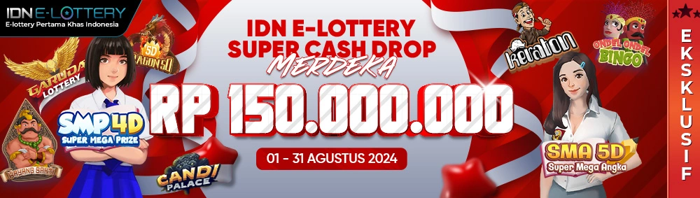 IDN E-Lottery Super Cash Drop Merdeka
